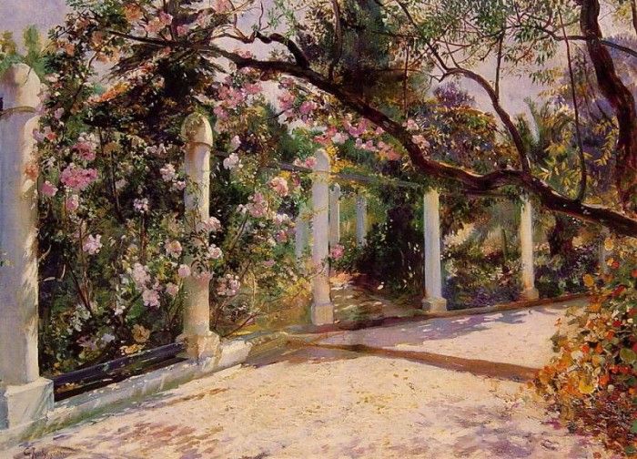 Almond Trees Algiers. Rochegrosse,  