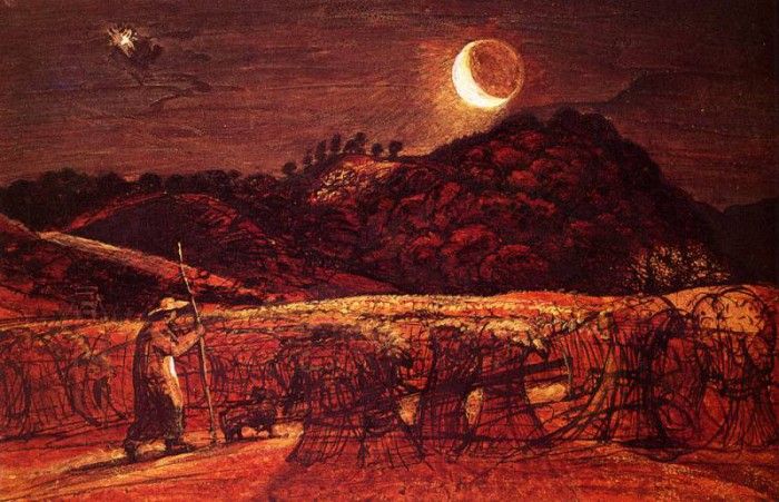 Palmer Samuel Cornfield By Moonlight. , 