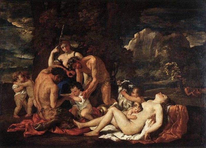 Poussin The Nurture of Bacchus. , 