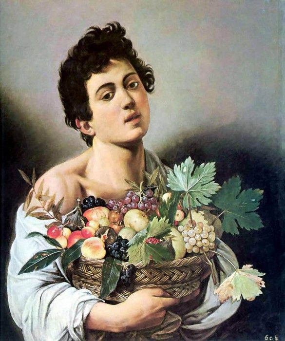 caravaggio csg001a ragazzo con canestro di frutta. ���������, ������������ ������ ��