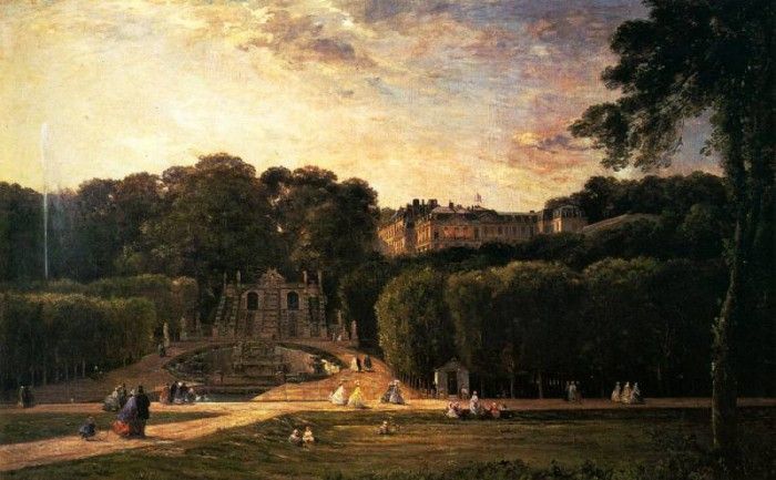 Daubigny Charles Fracois The Park At St Cloud.  -