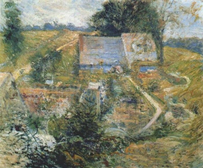 twachtman from the upper terrace mid-1890s. Twachtmann,  