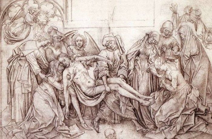 Weyden Descent from the Cross c1460. ,   