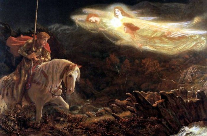 ger-ArthurHughes-SirGalahad.   Foord