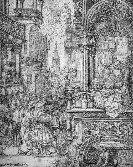 Gossaert J Auguste et la Sybille de Tibur Sun. �������� �� ������