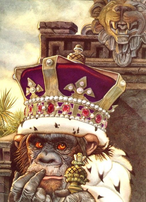 lrs Santore Charles The Monkey as King. Santore, 