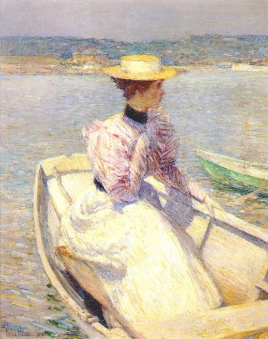 hassam the white dory (gloucester) 1895. , 