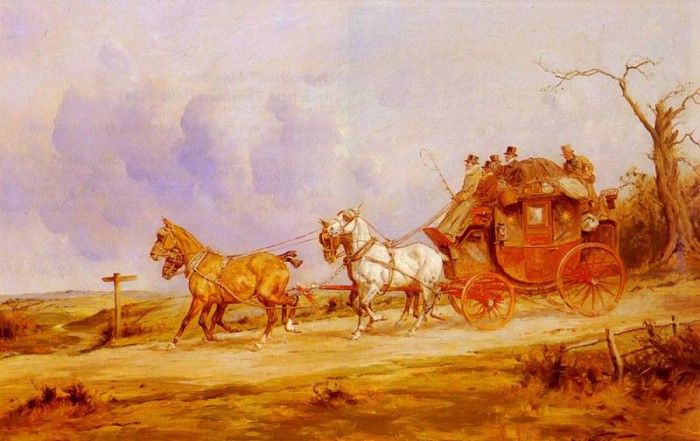Wright George A Coach And Four On The Open Road. , 