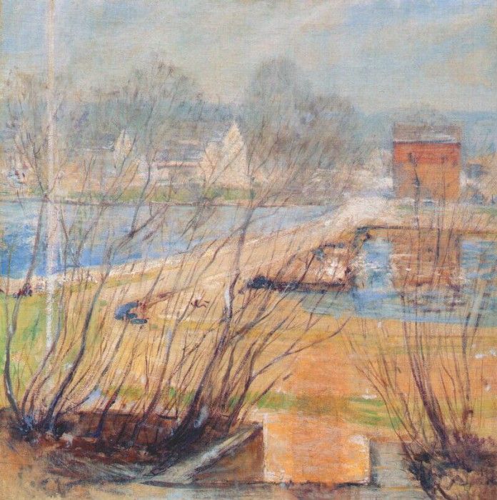 twachtman from the holley house (cos cobb) c1901. Twachtmann,  