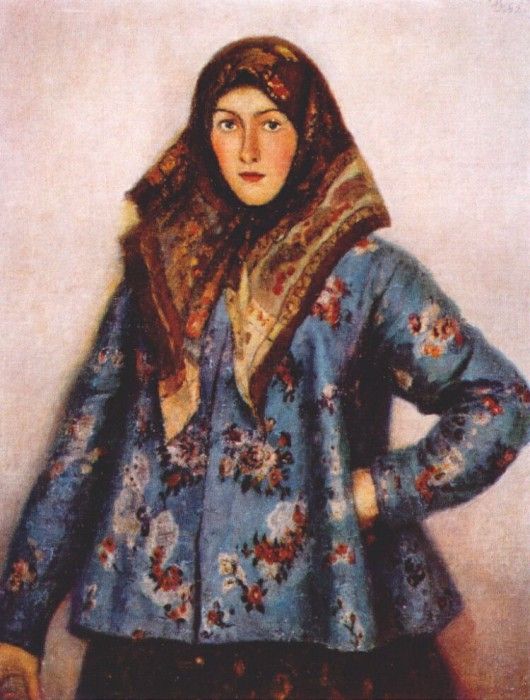 surikov a cossack girl (lydia motorina) 1892. , 