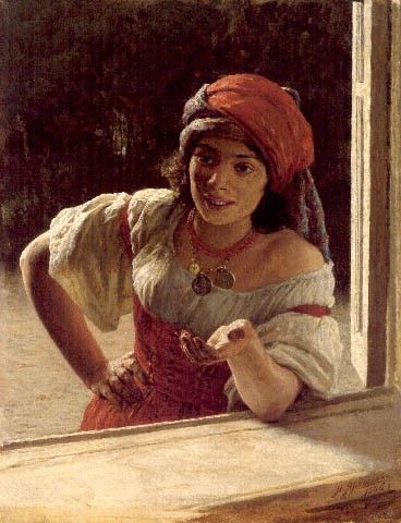 1886 Gypsy Woman. , 