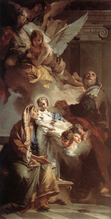 Tiepolo Education of the Virgin. ,  