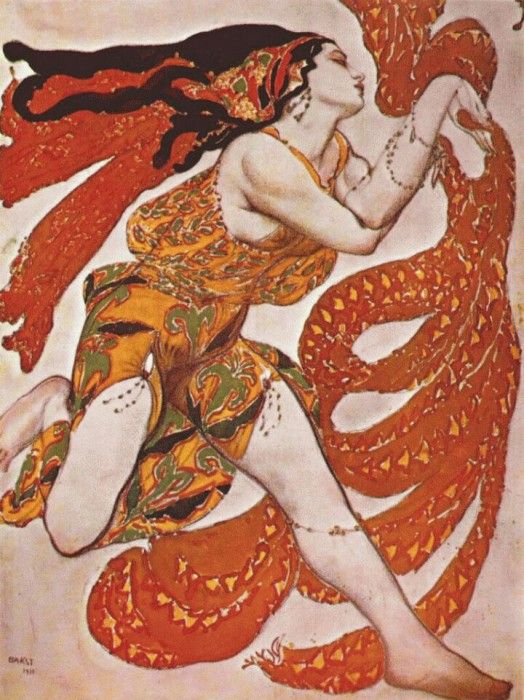 bakst narcisse bacchante 1911. , 