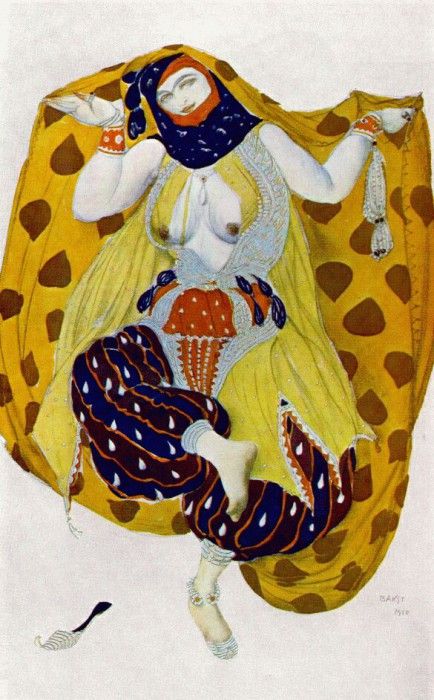 bakst scheherezade odalisque-2 1910. , 