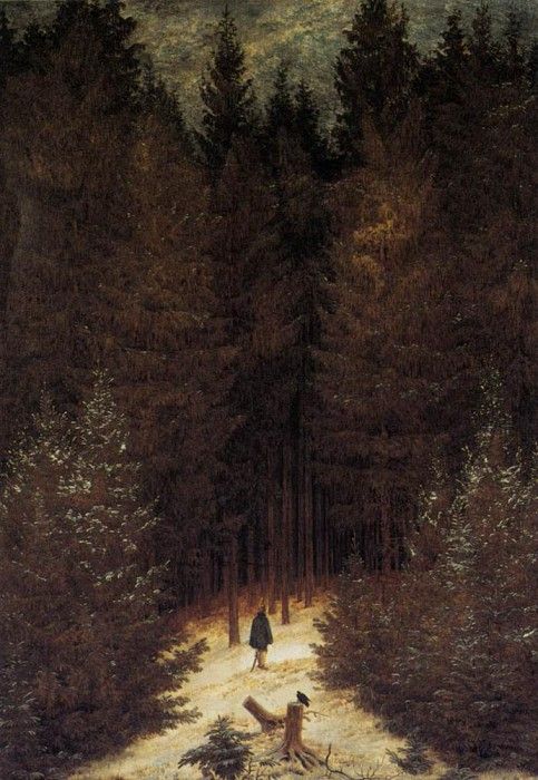 FRIEDRICH Caspar David The Chasseaur In The Forest. ,  