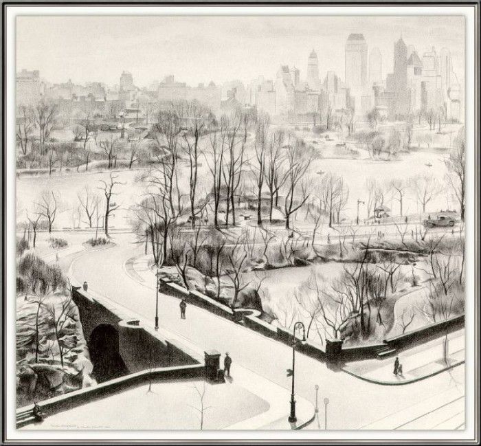 Sheeler View-of-Central-Park-sj. Sheeler, 