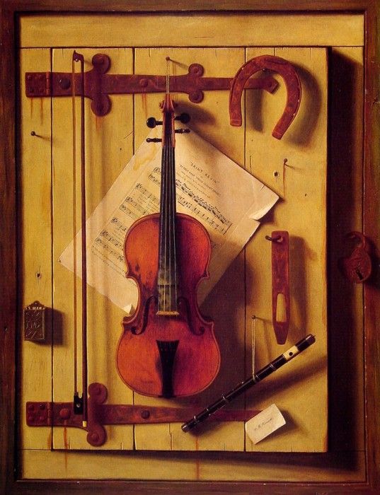 Still life Violin and Music. ,  
