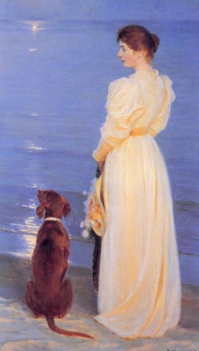 Kroyer Peder Severin Tarde de verano en Skagen 1892. Kroyer,  