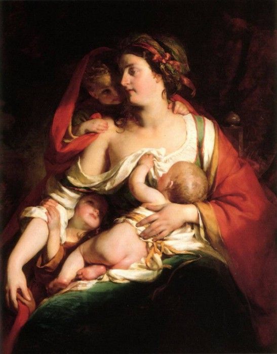 ���� � ���� Madre e hijos 1845. ��������, ������� ���