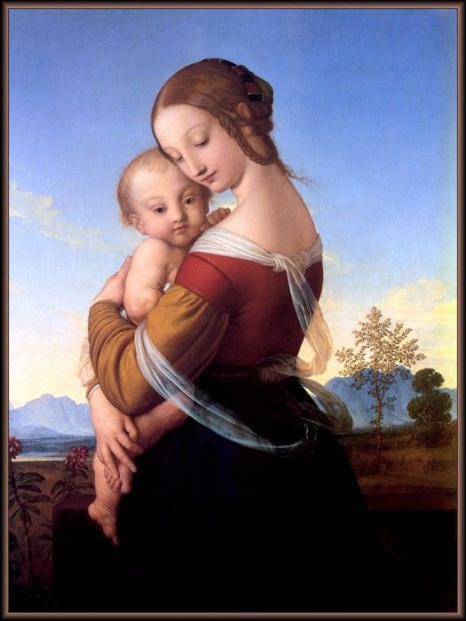 p vp William Dyce Madonna and Child. , 