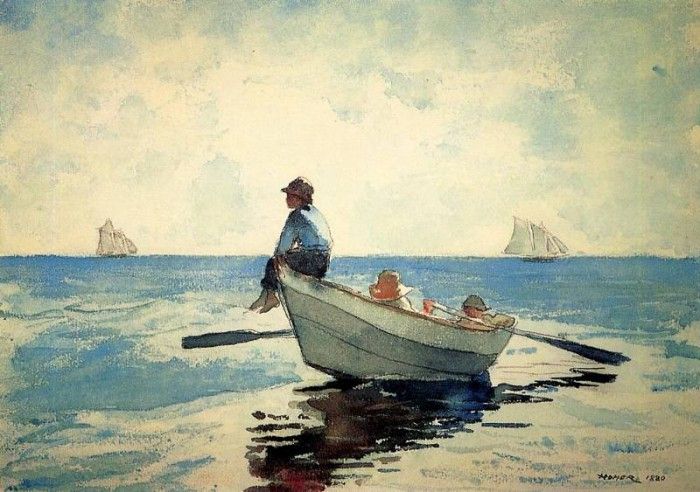 Homer Winslow Boys in a Dory2. , 