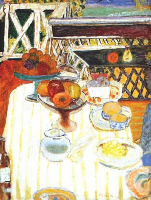 bonnard the white tablecloth c1926.  