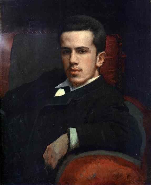 1880 Portrait of Anatoly Kramskoy, the Artists Son. ,  