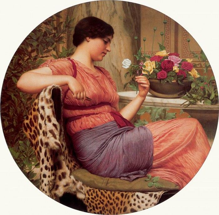 Godward John W The Time of Roses 1916. ,  