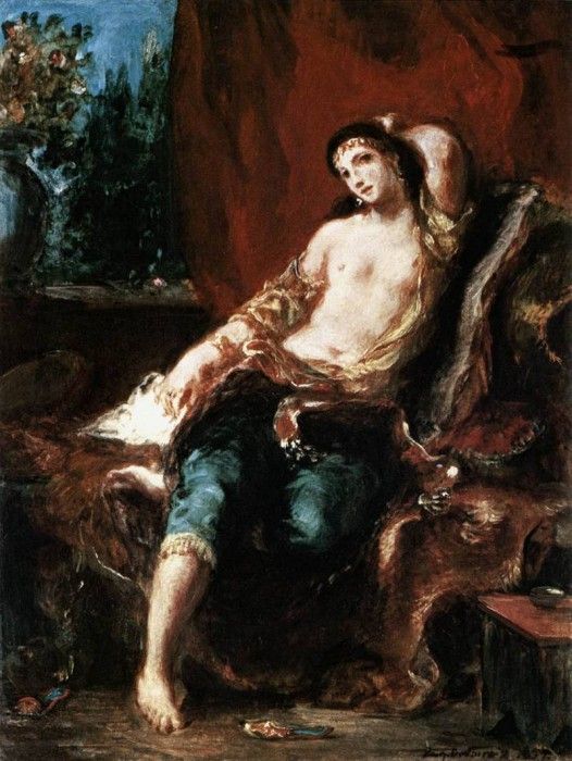 DELACROIX Eugene Odalisque. , 