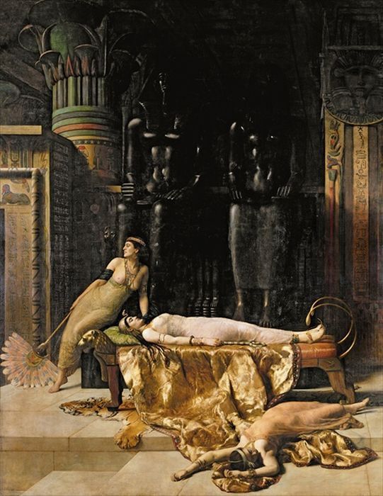 La muerte de Cleopatra. , 