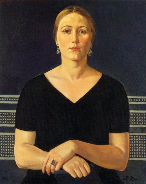 Biriukova, Yulia - Portrait of Mrs Carl Schaefer (end. , 