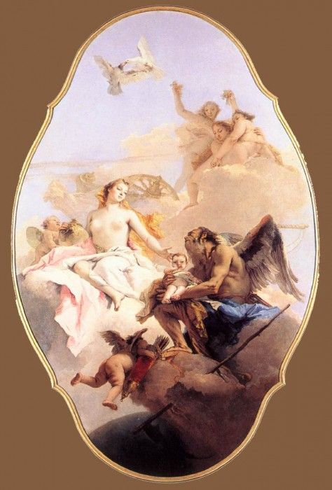 Tiepolo An Allegory with Venus and Time. ,  