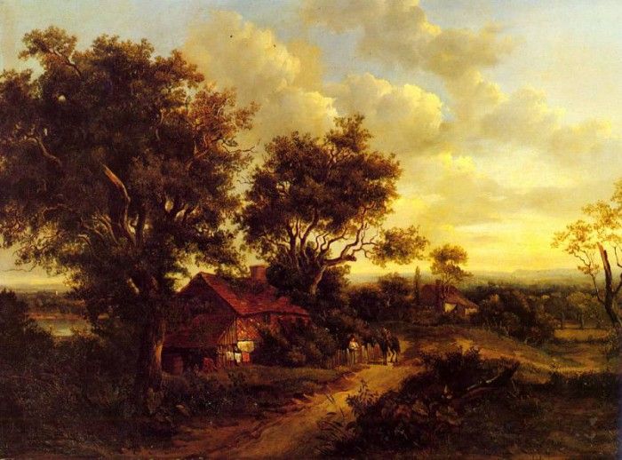 Nasmyth Patrick A Landscape With A Cottage Near Dorking. , 