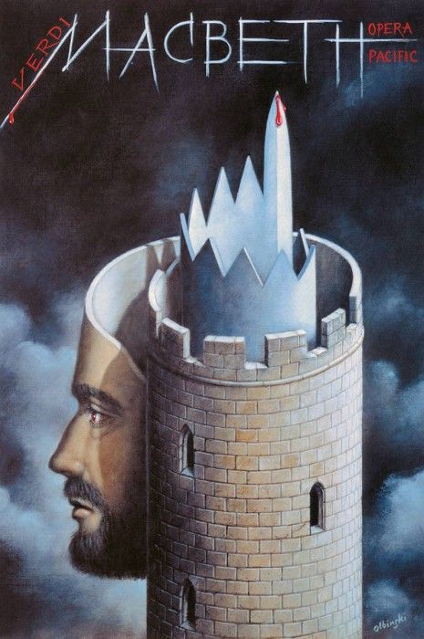 am-Rafal Olbinski Macbeth. Olbinski, 