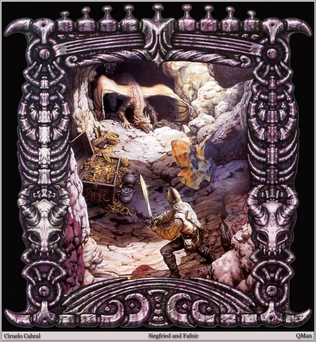 QMan CC TAOC 489 Siegfried and Fafnir. Cabral