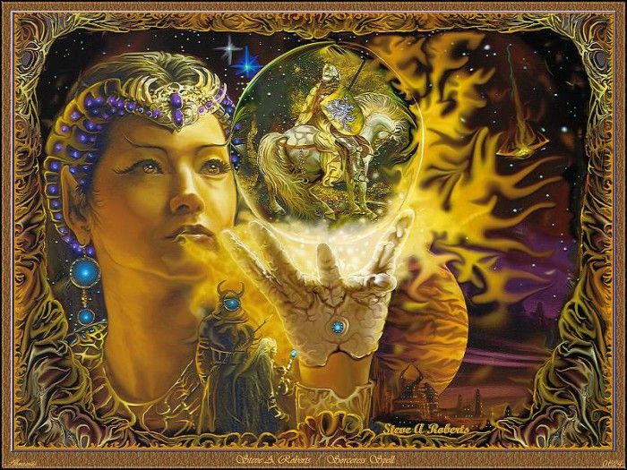 Steve A Roberts - Sorceress Spell (Abraxsis). , 