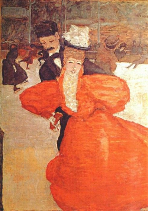 bonnard ice skaters c1898.  