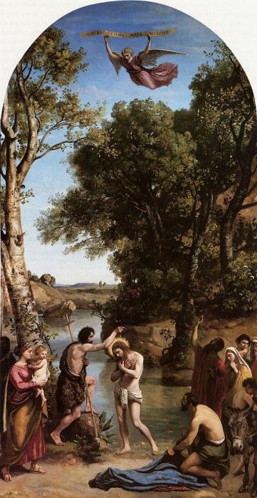 Corot The Baptism of Christ. , --