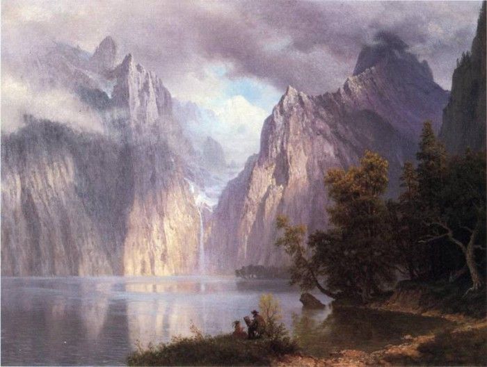 Bierstadt Albert Scene in the Sierra Nevada. , 