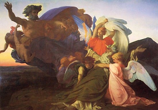 Cabanel Alexandre The Death of Moses 1851. , 