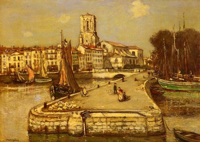 Rafaelli Jean Francois A Sunlit Port. , -