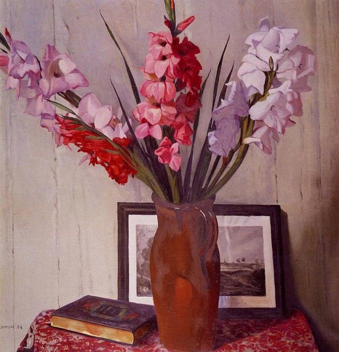 Vallotton Felix Still Life with Gladioli. , 