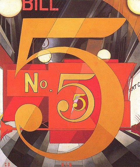 bs-ahp- Charles Demuth- I Saw The Figure5 In Gold. , 