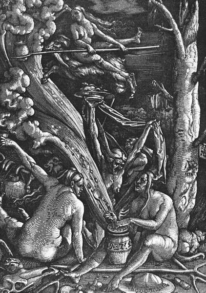 BALDUNG GRIEN Hans Witches Sabbath.  Grien, 