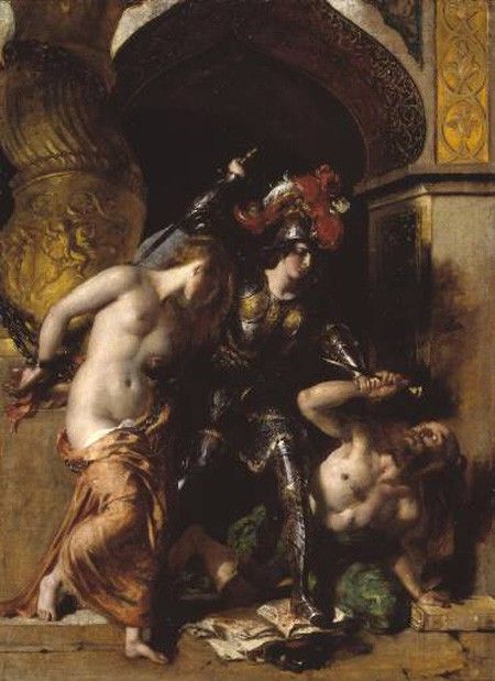 Etty William Britomart Redeems Faire Amoret. , 