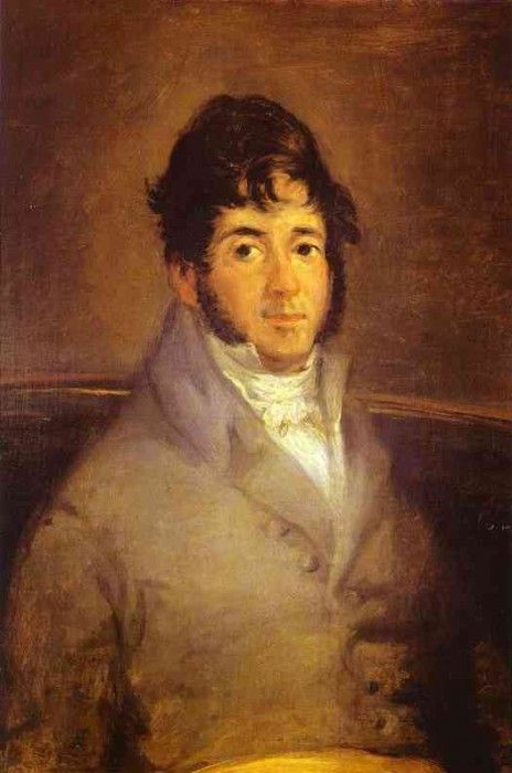 Francisco de Goya - Portrait of the Actor Isidro Meiquez.   ,  