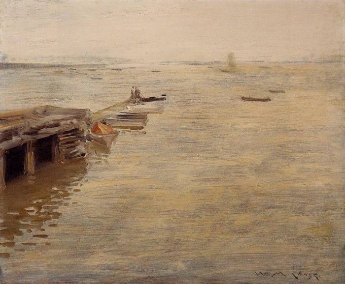 Chase William Merritt Seashore aka A Grey Day. ,  