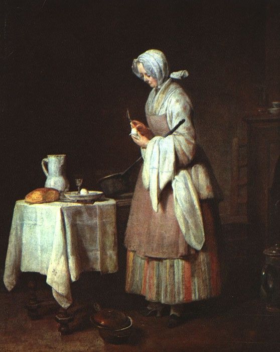 Chardin The Attentive Nurse. , - 