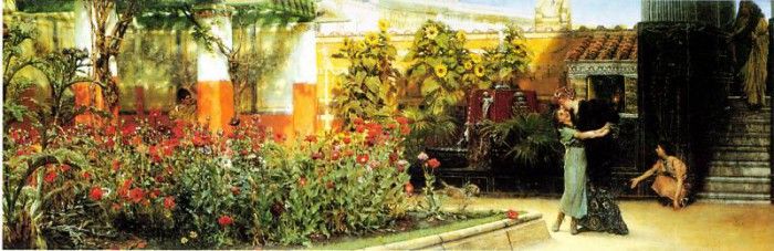 ger-Tadema-AHeartyWelcome. ,  