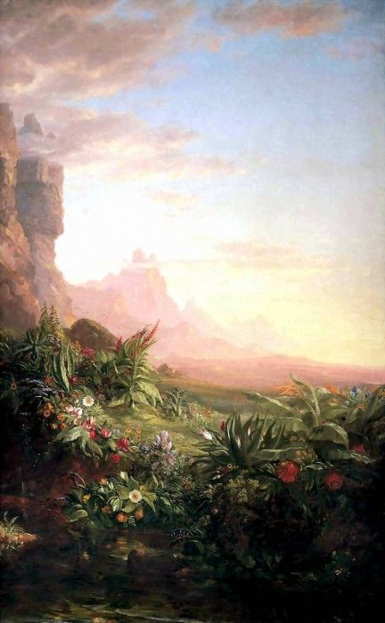 hudson rv sc csg016b the voyage of life childhood-thomas cole. , 